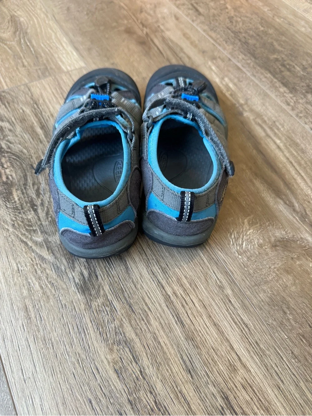 Keen Kids Gray & Blue Closed-Toe Water Sandals